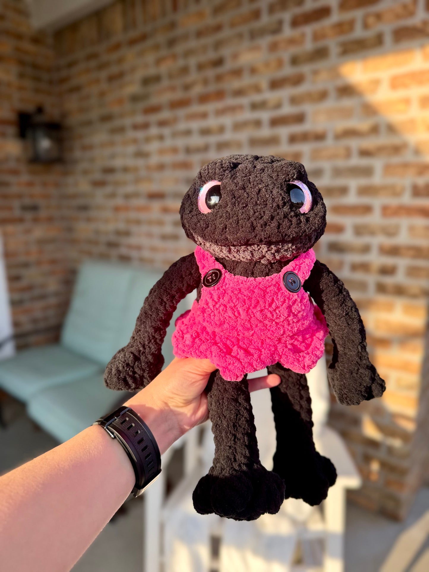 Frankie the Frog Plushie | Amigurumi