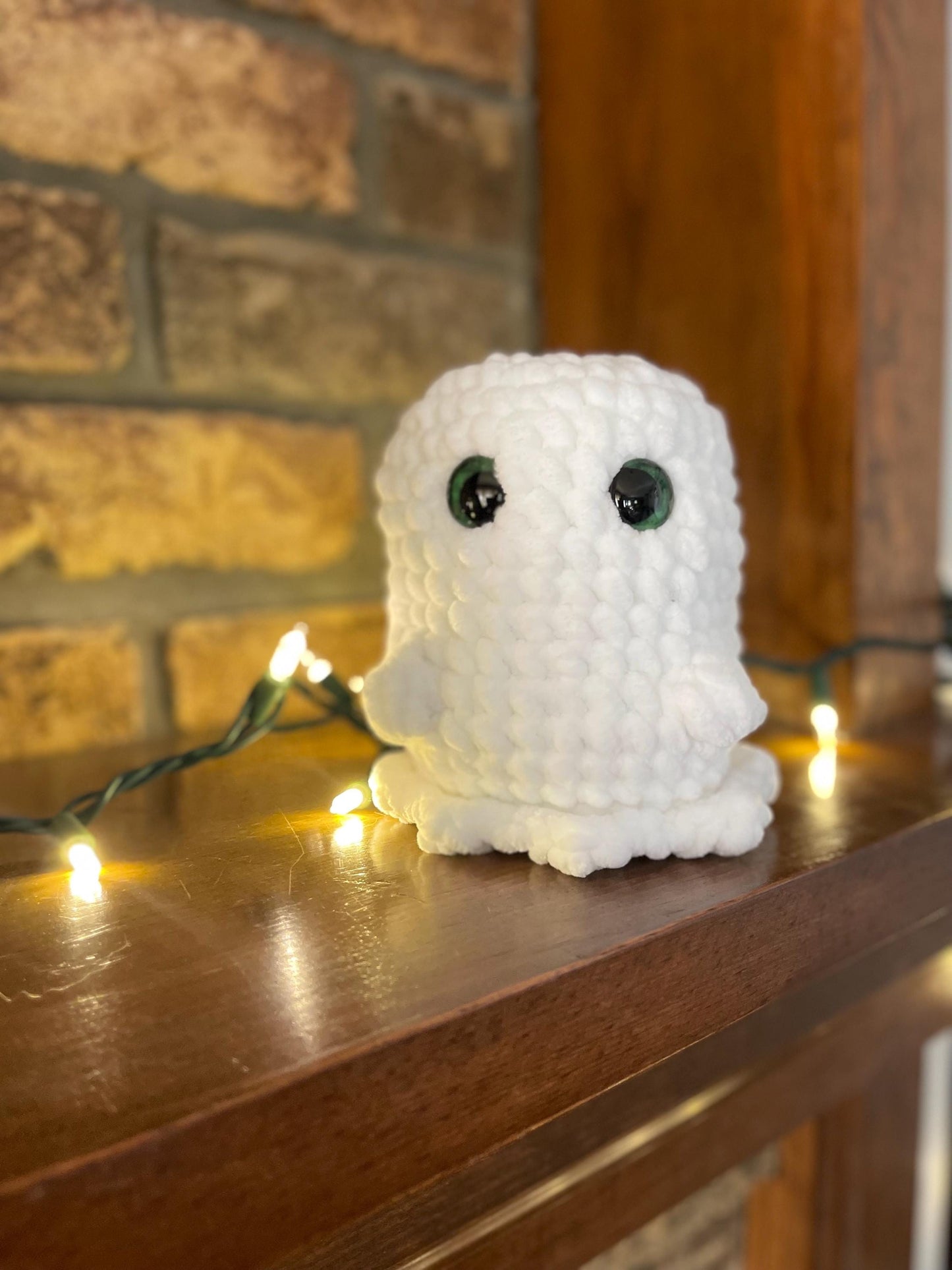 CUSTOM Halloween Handmade Crochet Amigurumi Stuffed Ghost Plushie