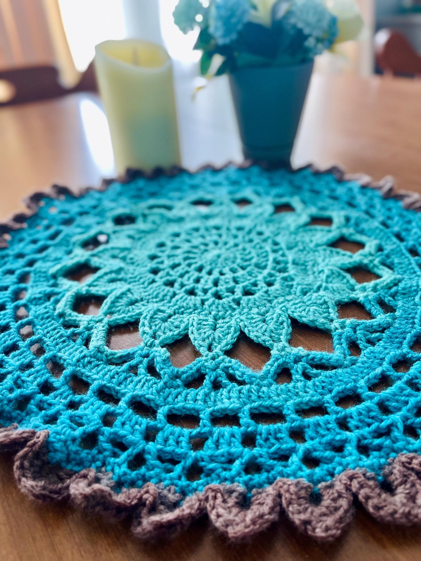 CUSTOM Handmade Crochet Table Doily Decoration