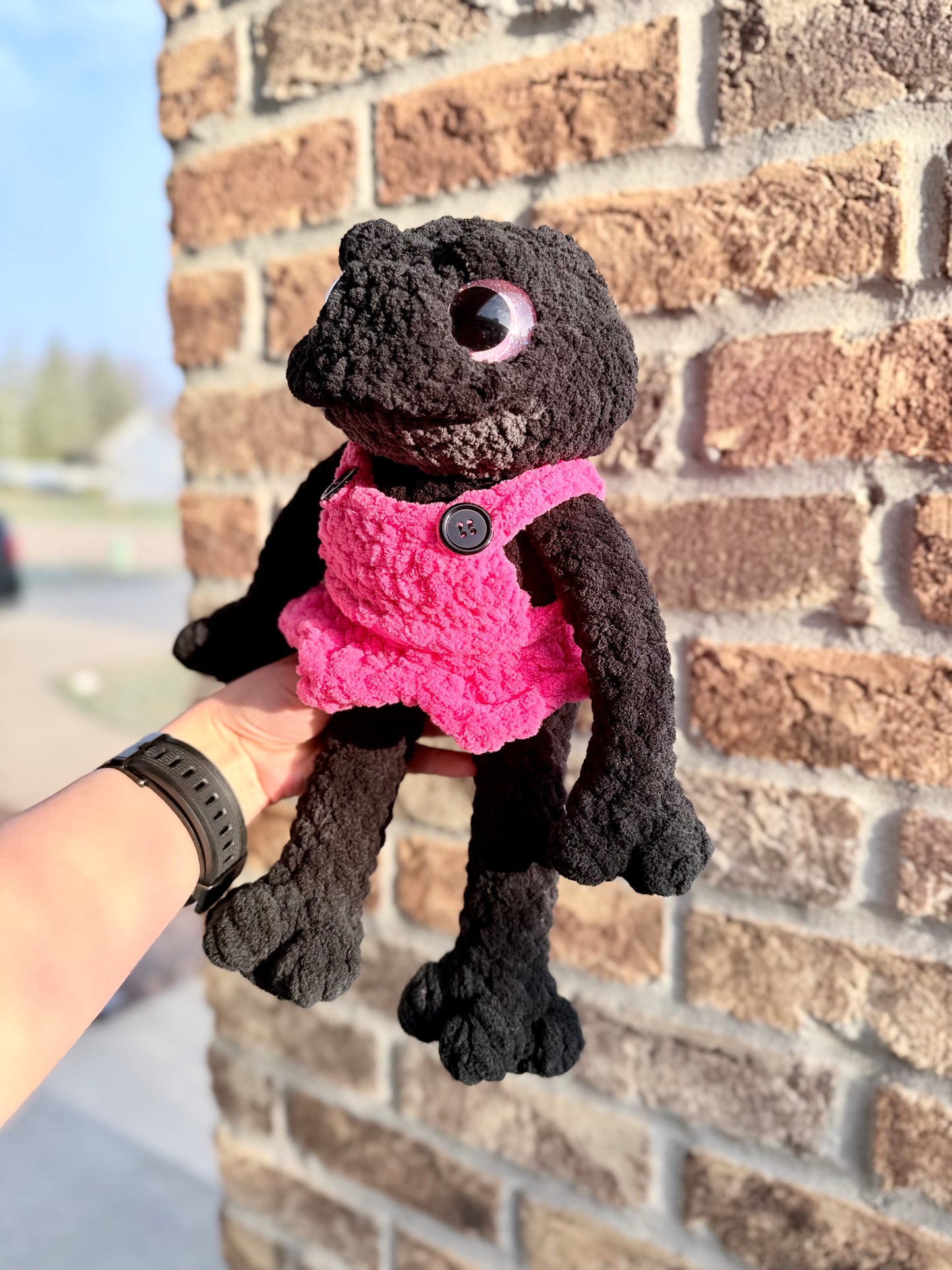 Frankie the Frog Plushie | Amigurumi