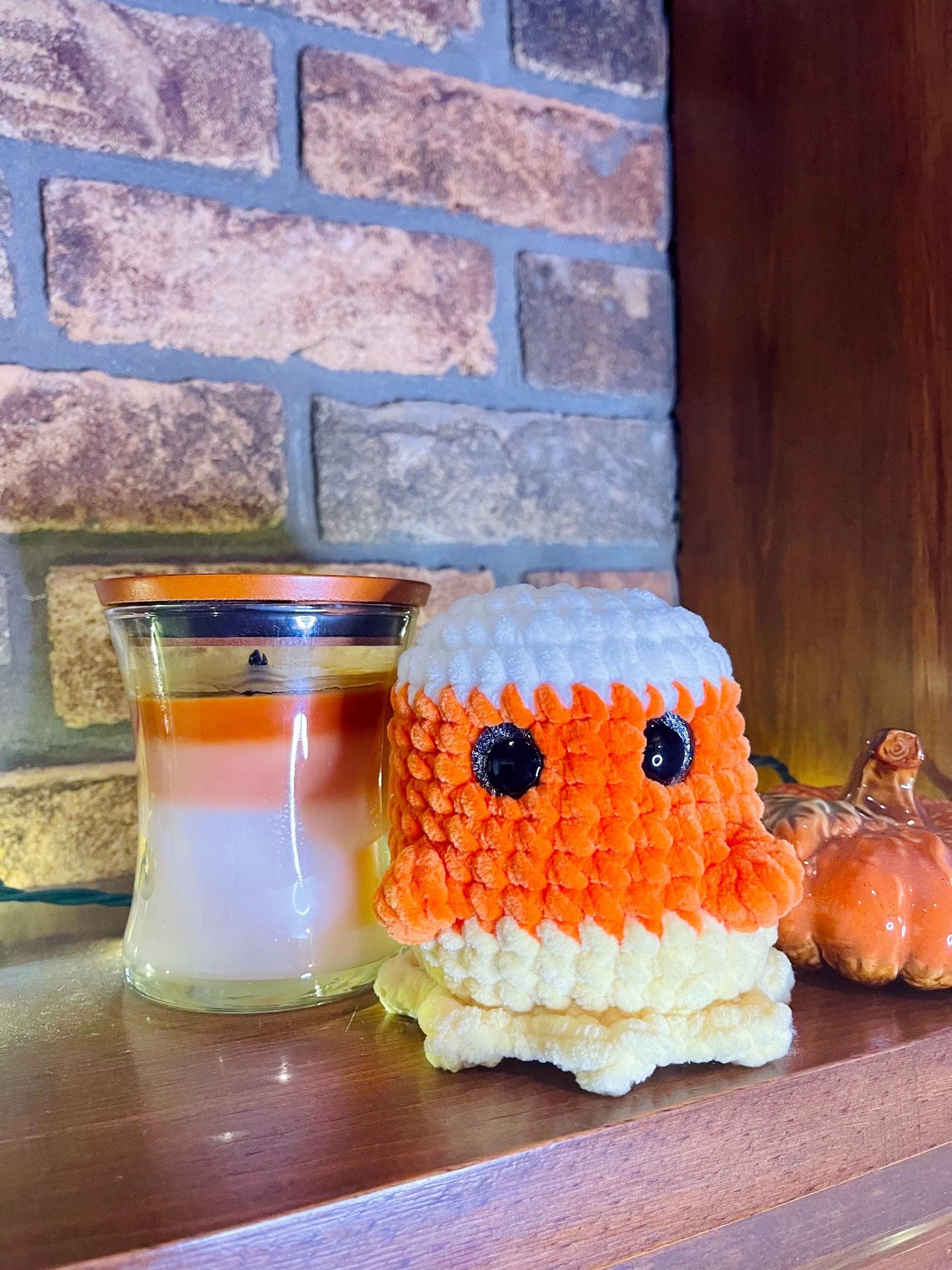 CUSTOM Halloween Handmade Crochet Amigurumi Stuffed Ghost Plushie