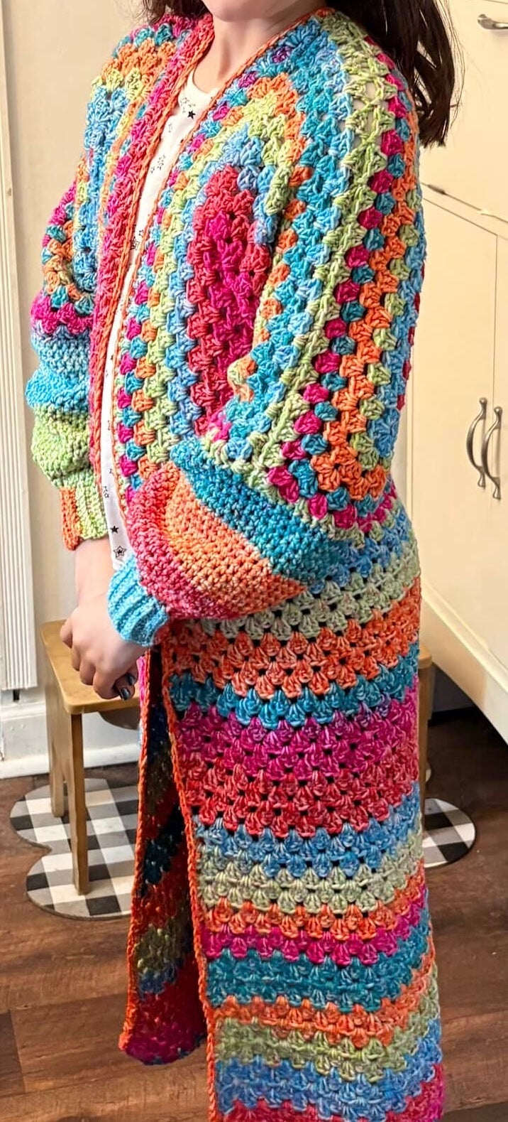 Children’s Mother’s Embrace Cardigan | Digital Pattern | With Video Tutorials |  Crochet Pattern PDF | Wearables | Kids Cardigan Pattern