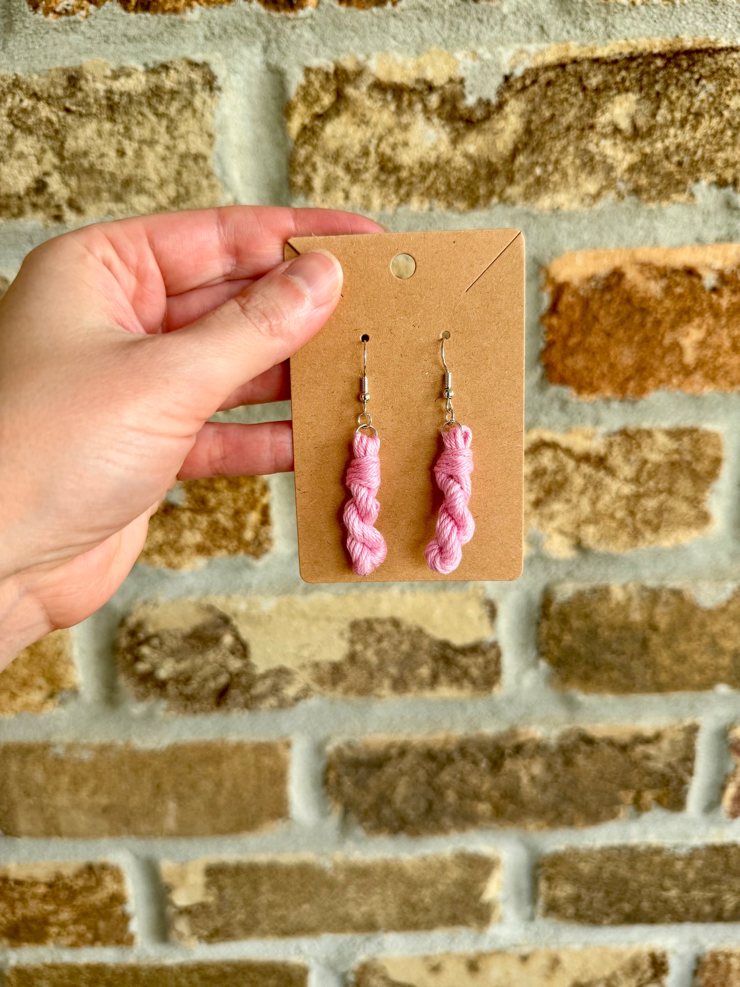 Handmade Skein | Cake Dangle | Yarn Earrings | Crochet Earrings