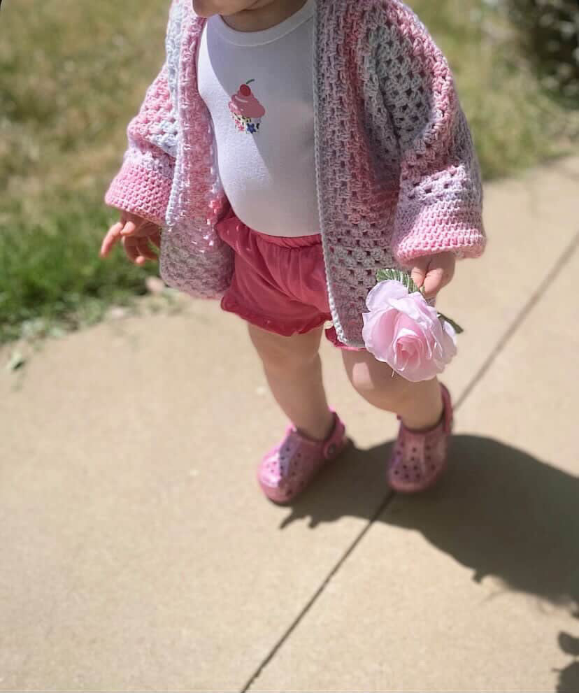 Children’s Mother’s Embrace Cardigan | Digital Pattern | With Video Tutorials |  Crochet Pattern PDF | Wearables | Kids Cardigan Pattern