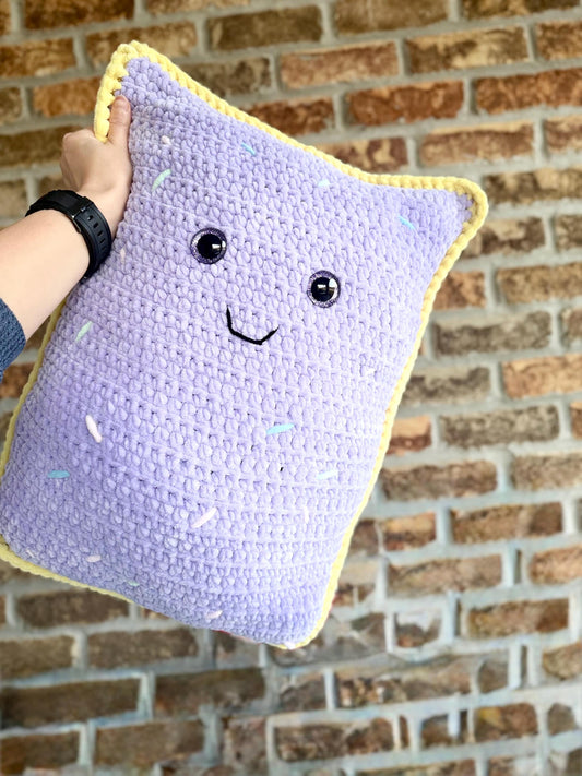 CUSTOM MADE TO ORDER Cozy Crochet Poptart Pillow Decor