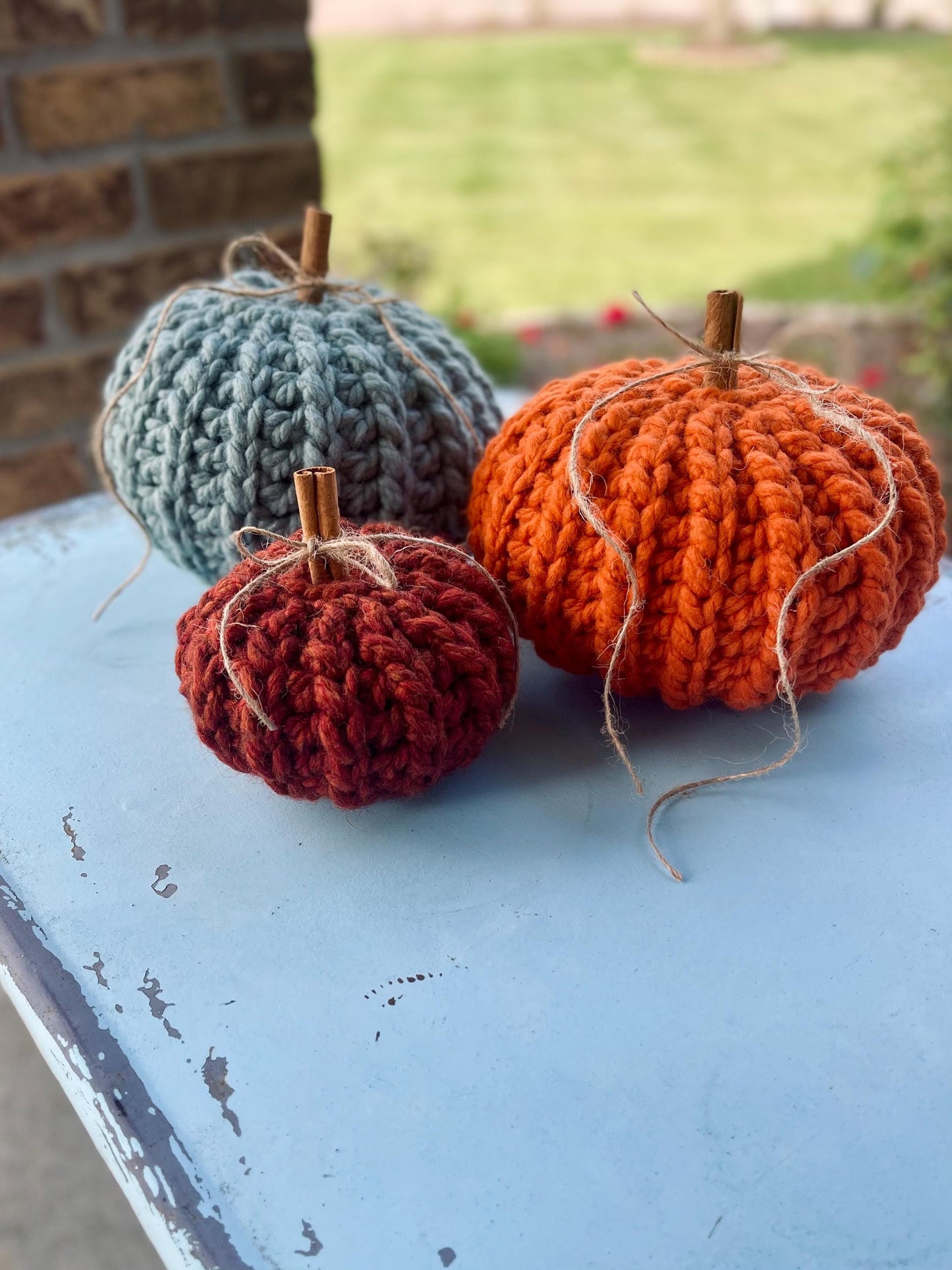 CROCHET PATTERN | Pumpkin Patch Crochet 4-in-1 Pattern | Fall Decor Pumpkin | Downloadable PDF | Pumpkin Halloween | Thanksgiving | Decor
