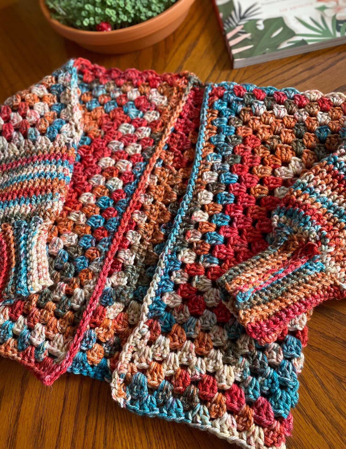 Adult Mother's Embrace Cardigan Digital Crochet Pattern