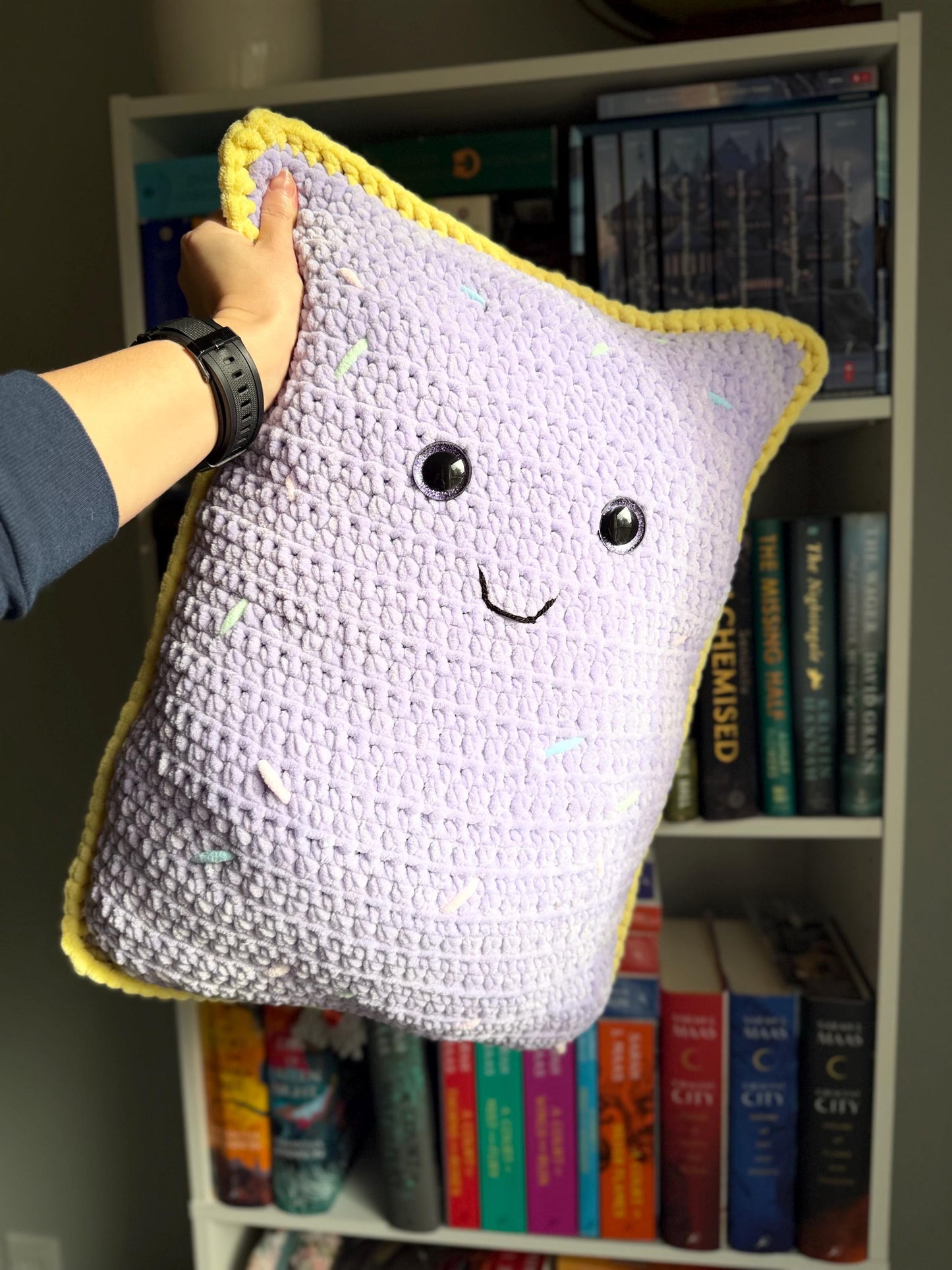 CUSTOM MADE TO ORDER Cozy Crochet Poptart Pillow Decor