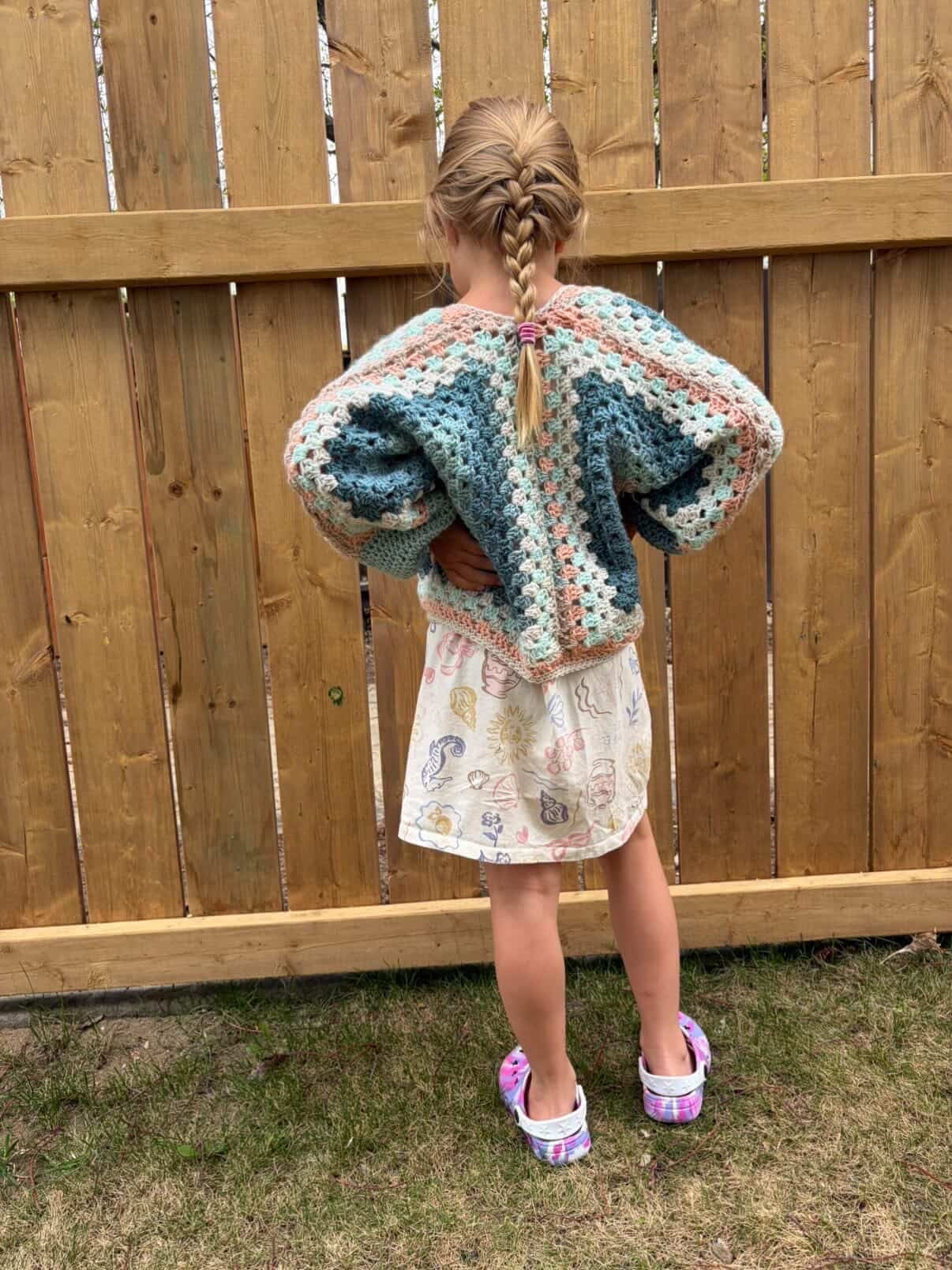 Children’s Mother’s Embrace Cardigan | Digital Pattern | With Video Tutorials |  Crochet Pattern PDF | Wearables | Kids Cardigan Pattern