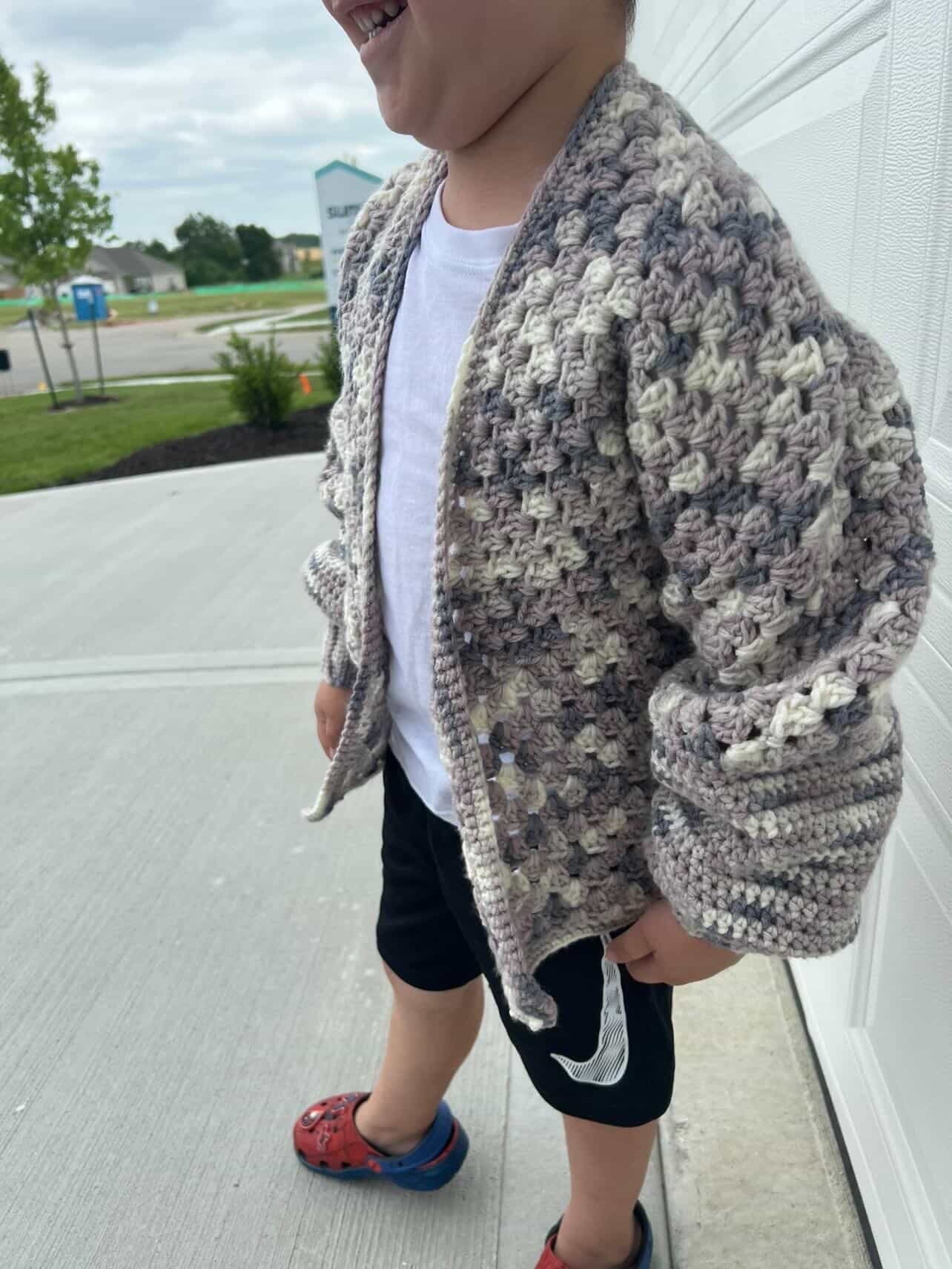 Children’s Mother’s Embrace Cardigan | Digital Pattern | With Video Tutorials |  Crochet Pattern PDF | Wearables | Kids Cardigan Pattern