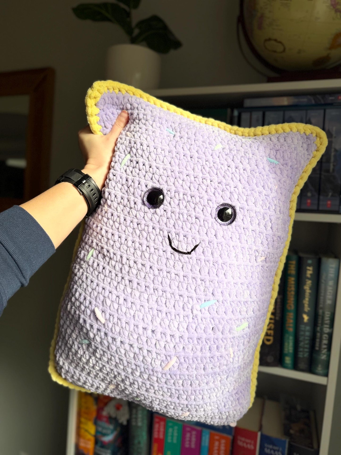 CUSTOM MADE TO ORDER Cozy Crochet Poptart Pillow Decor