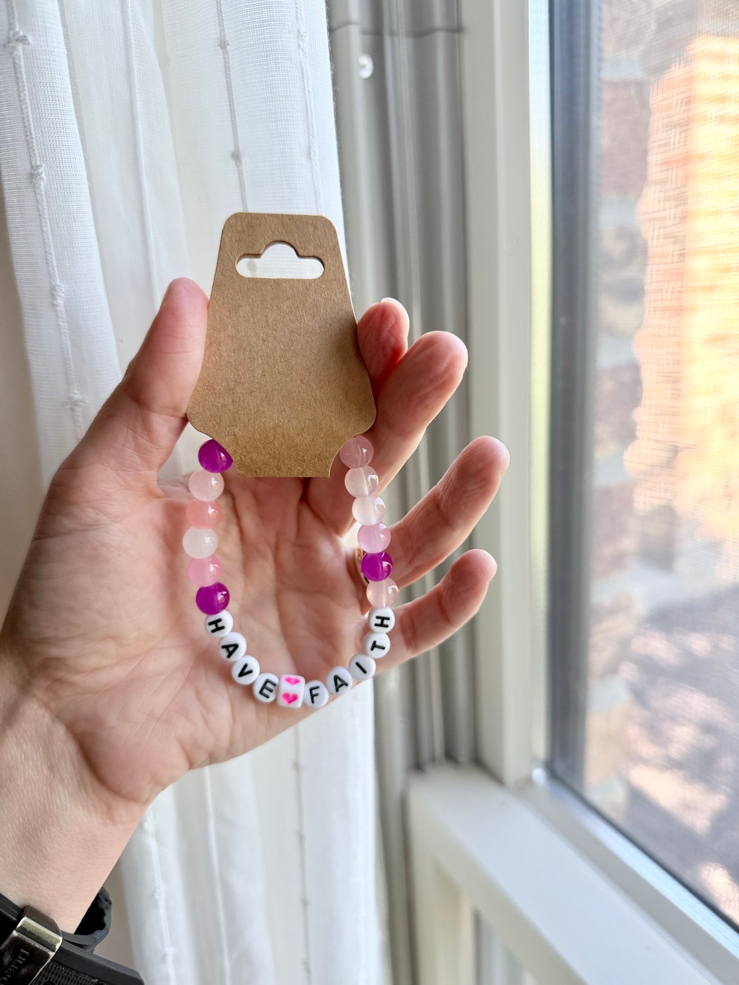 Daily Affirmations Beaded Bracelets | Inspirational Bracelets | Identity Bracelet | Lover of Bracelet | Beaded Bracelet