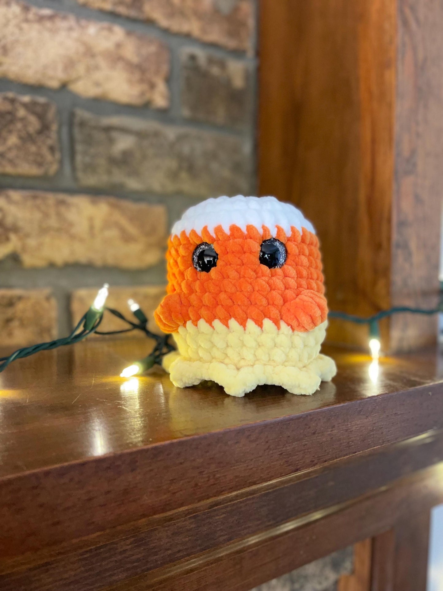 CUSTOM Halloween Handmade Crochet Amigurumi Stuffed Ghost Plushie