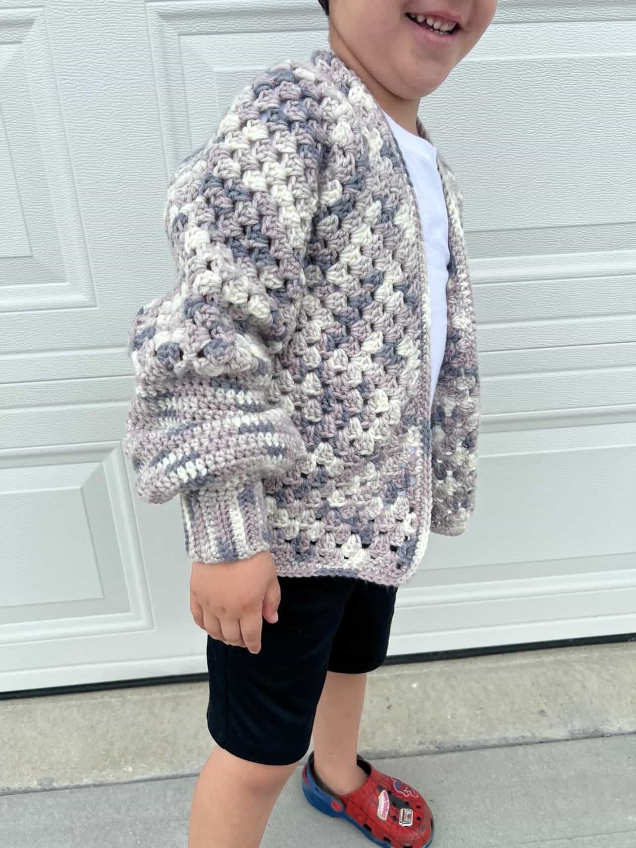 Children’s Mother’s Embrace Cardigan | Digital Pattern | With Video Tutorials |  Crochet Pattern PDF | Wearables | Kids Cardigan Pattern