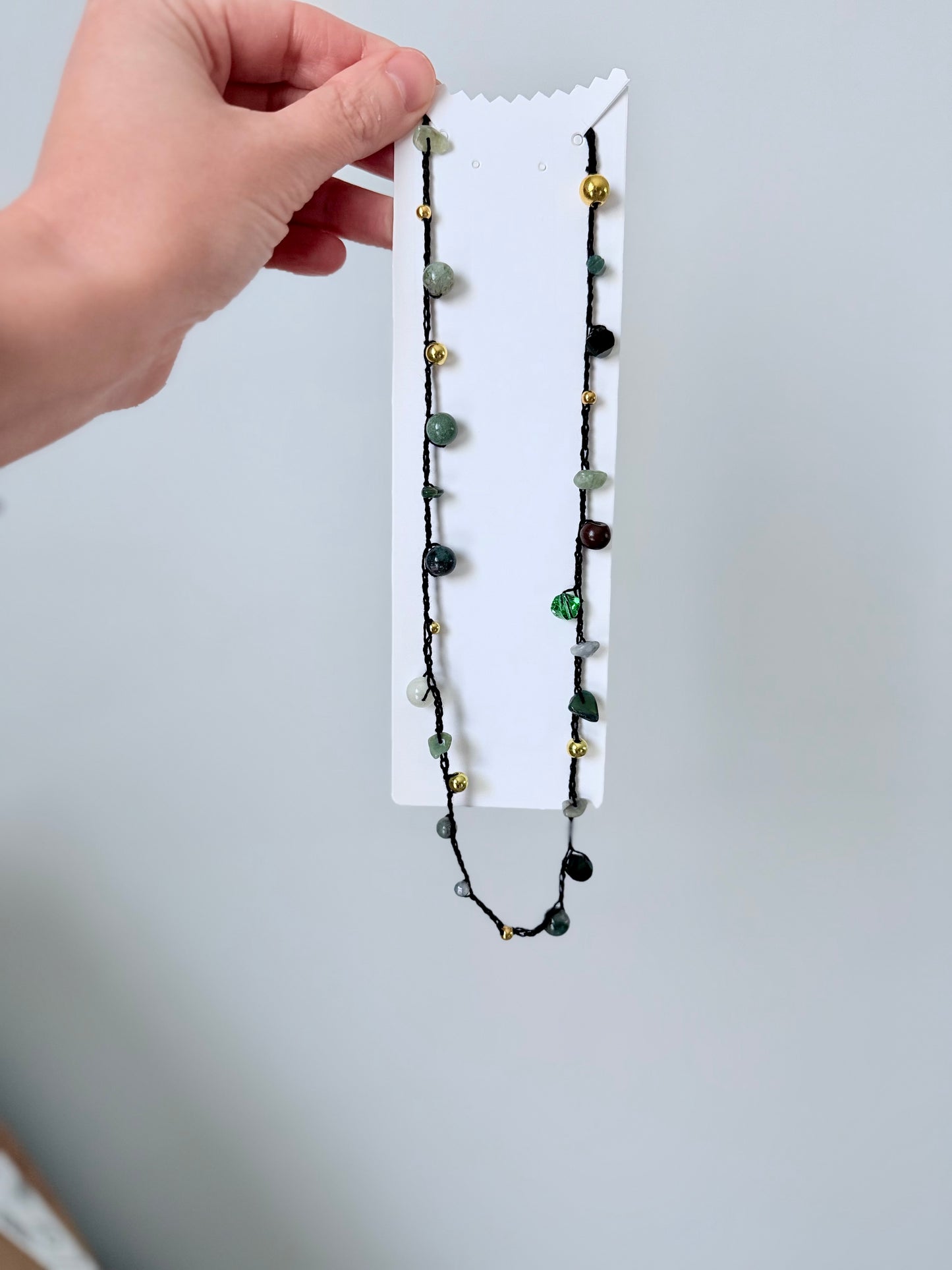 Handmade Crochet Necklace | Crochet Beaded Necklace | One of a Kind Necklace | Beaded Crochet