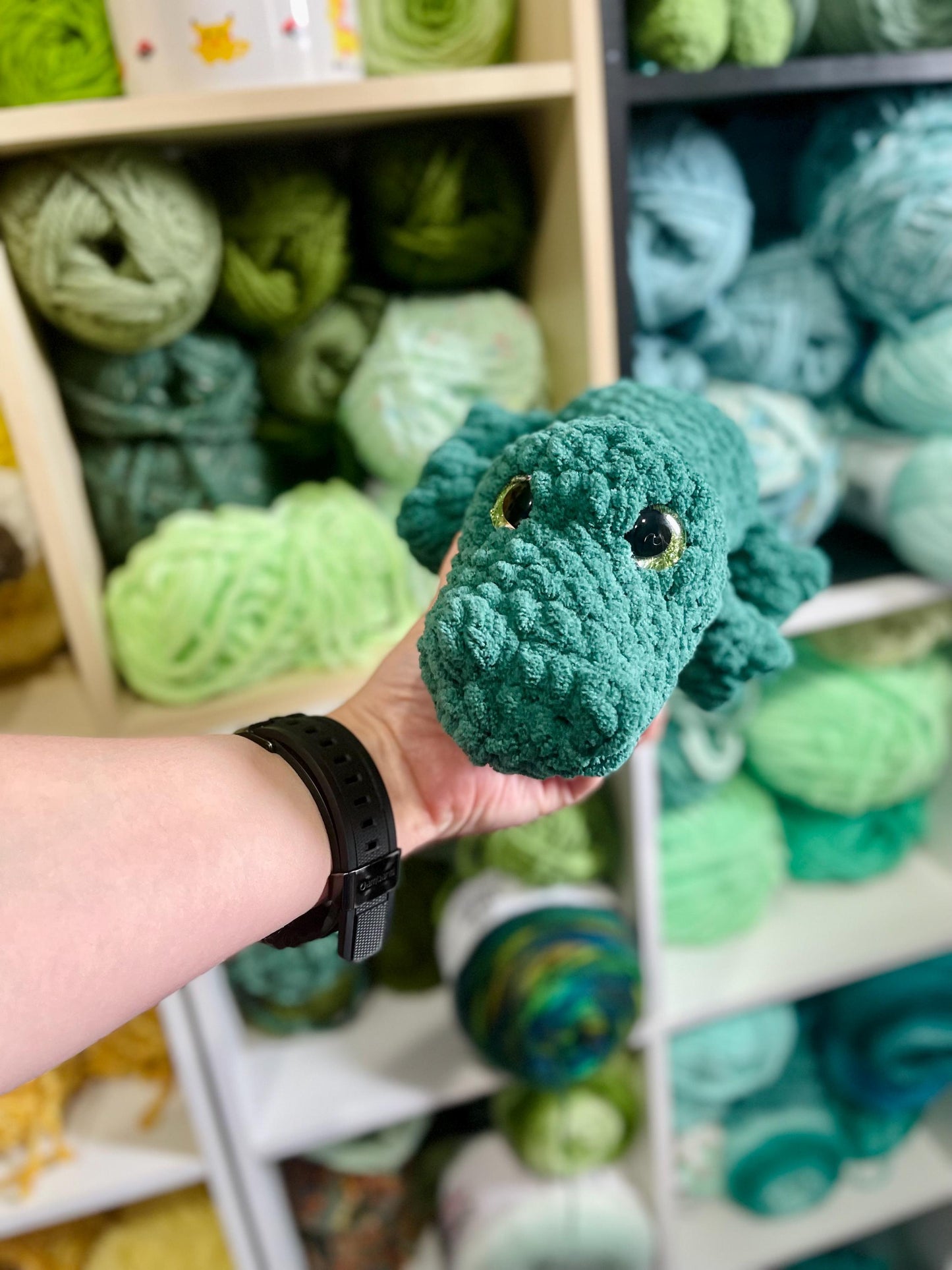 CUSTOM Handmade Crochet Alligator Crocodile Amigurumi Plushie