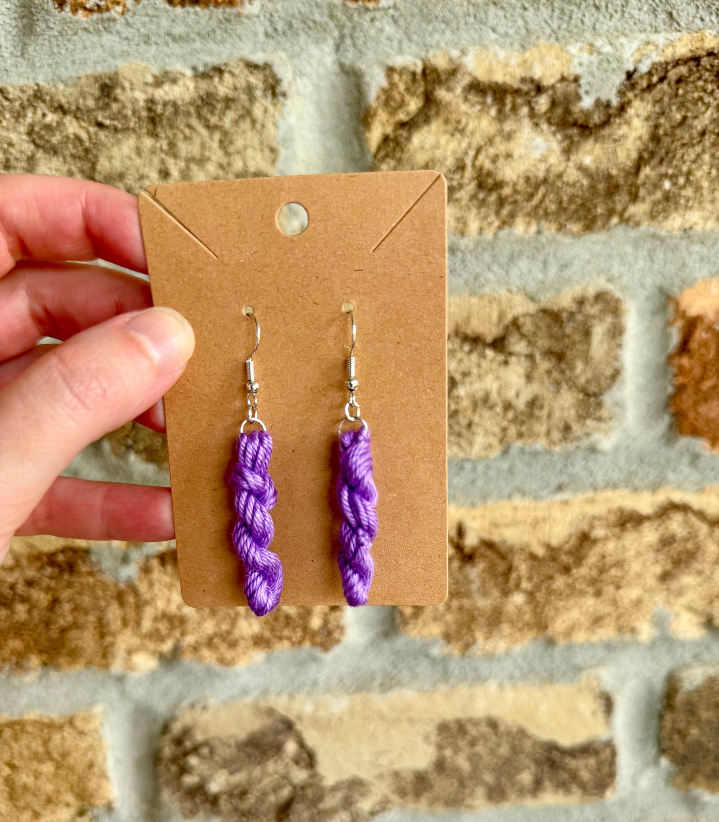 Handmade Skein | Cake Dangle | Yarn Earrings | Crochet Earrings