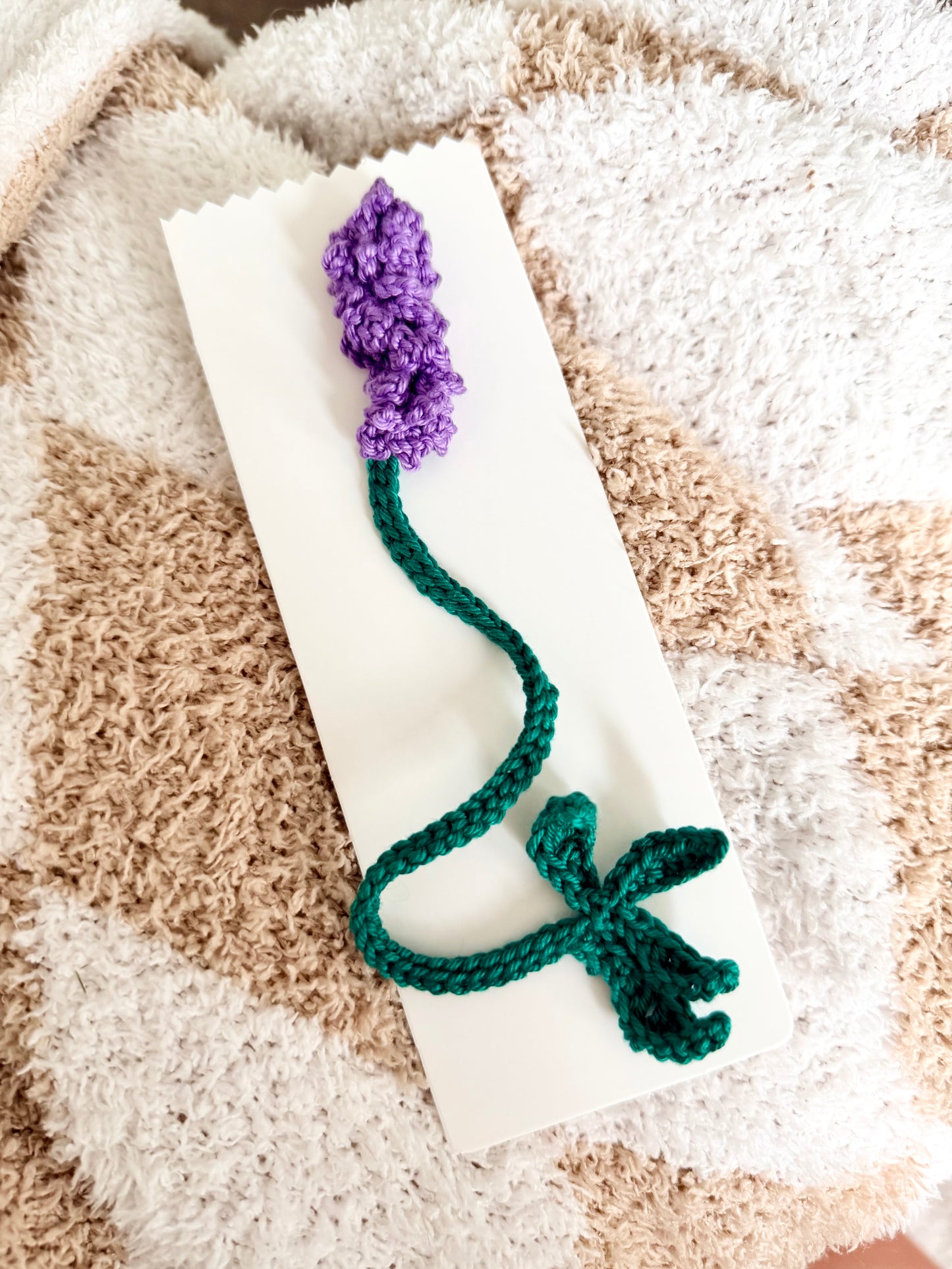 Handmade Crochet Bookmark | Floral Bookmark | Levender Rose Crochet Bookmark | Bookish Handmade Bookmark