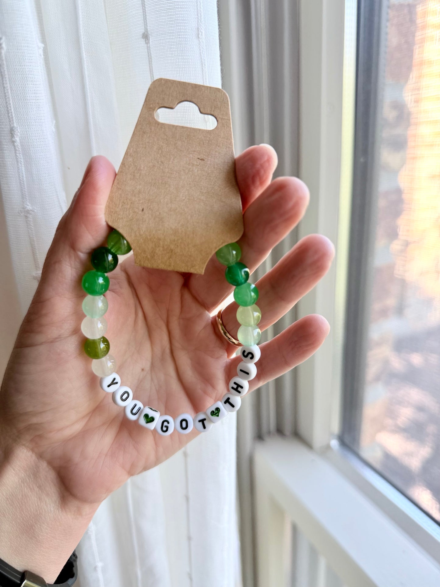 Daily Affirmations Beaded Bracelets | Inspirational Bracelets | Identity Bracelet | Lover of Bracelet | Beaded Bracelet