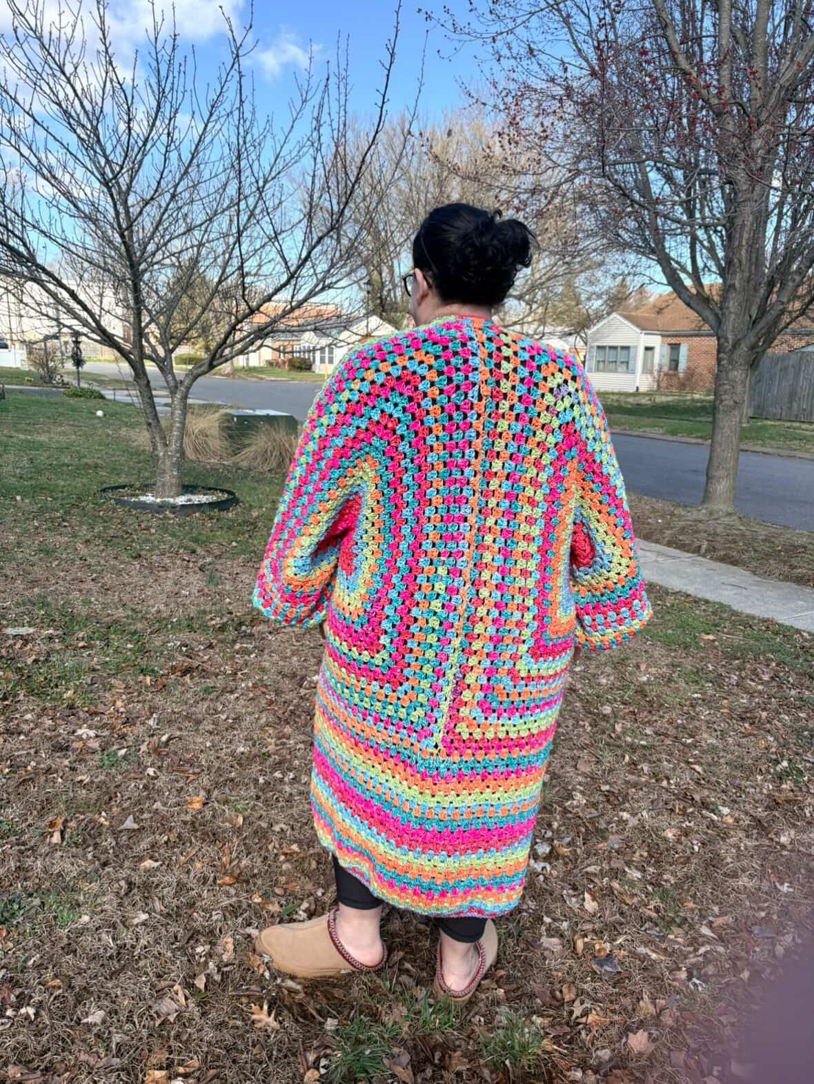 Adult Mother's Embrace Cardigan Digital Crochet Pattern