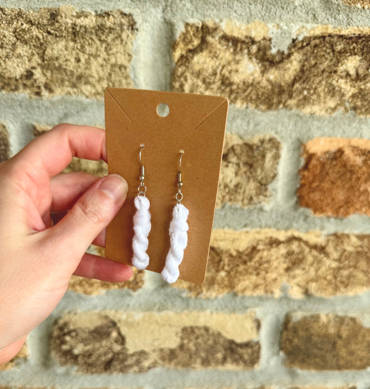 Handmade Skein | Cake Dangle | Yarn Earrings | Crochet Earrings