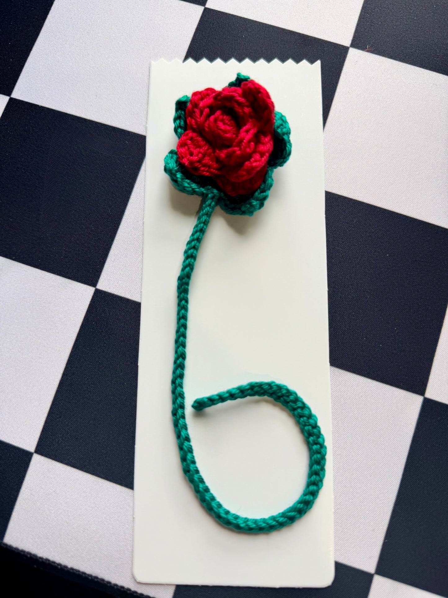 Handmade Crochet Bookmark | Floral Bookmark | Levender Rose Crochet Bookmark | Bookish Handmade Bookmark