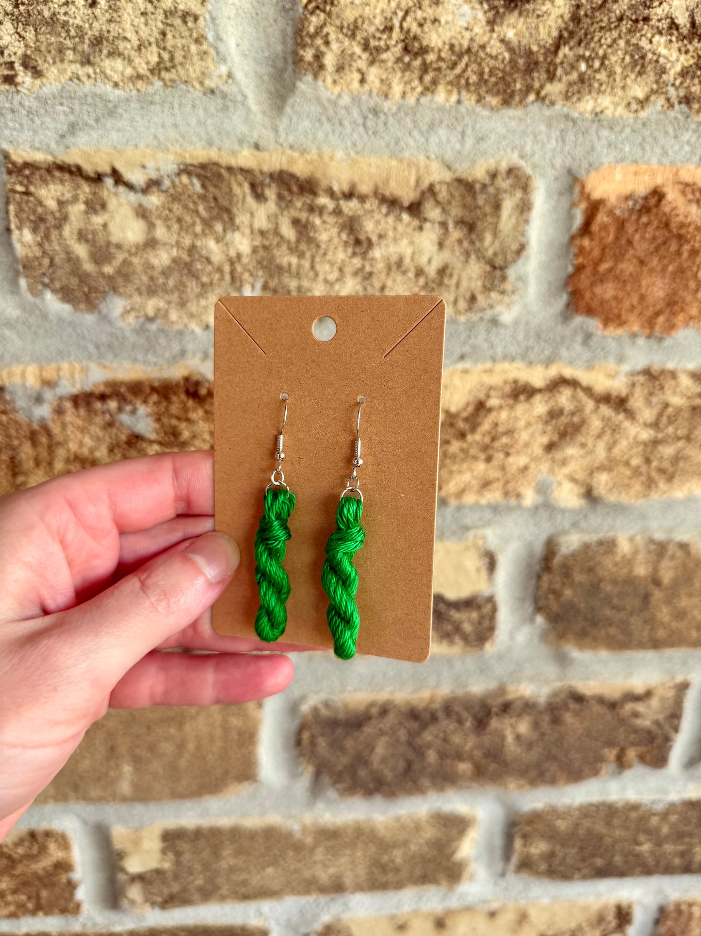 Handmade Skein | Cake Dangle | Yarn Earrings | Crochet Earrings