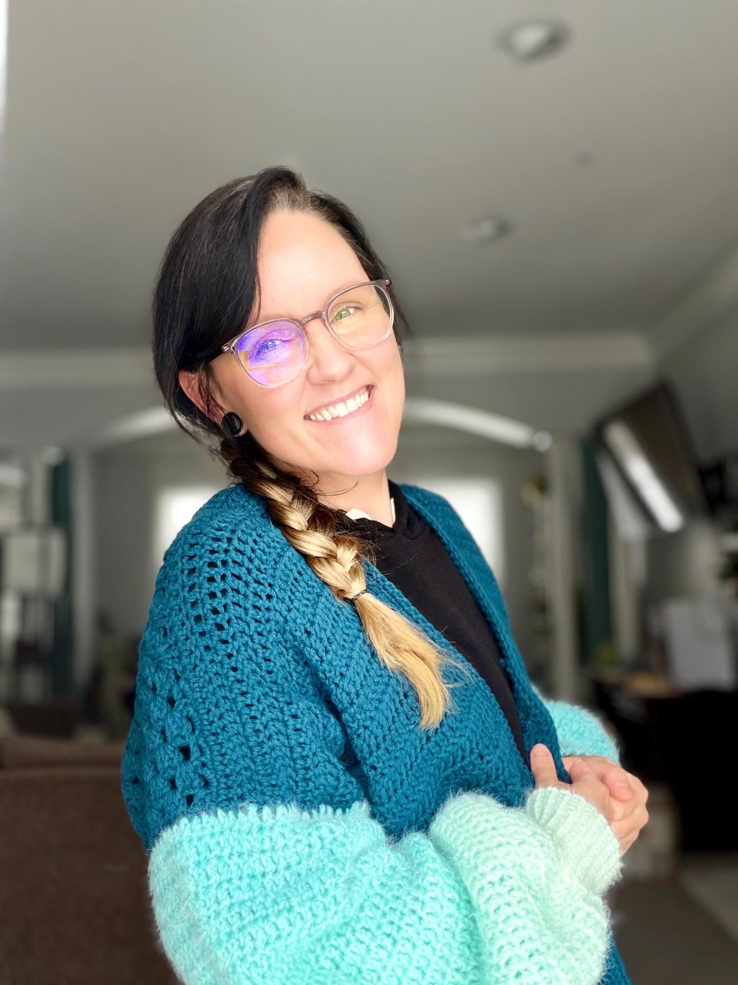 CUSTOM JOVIE Cardigan | Granny Square | Crochet Cardigan | Handmade Cardigan | Cozy Cardigan
