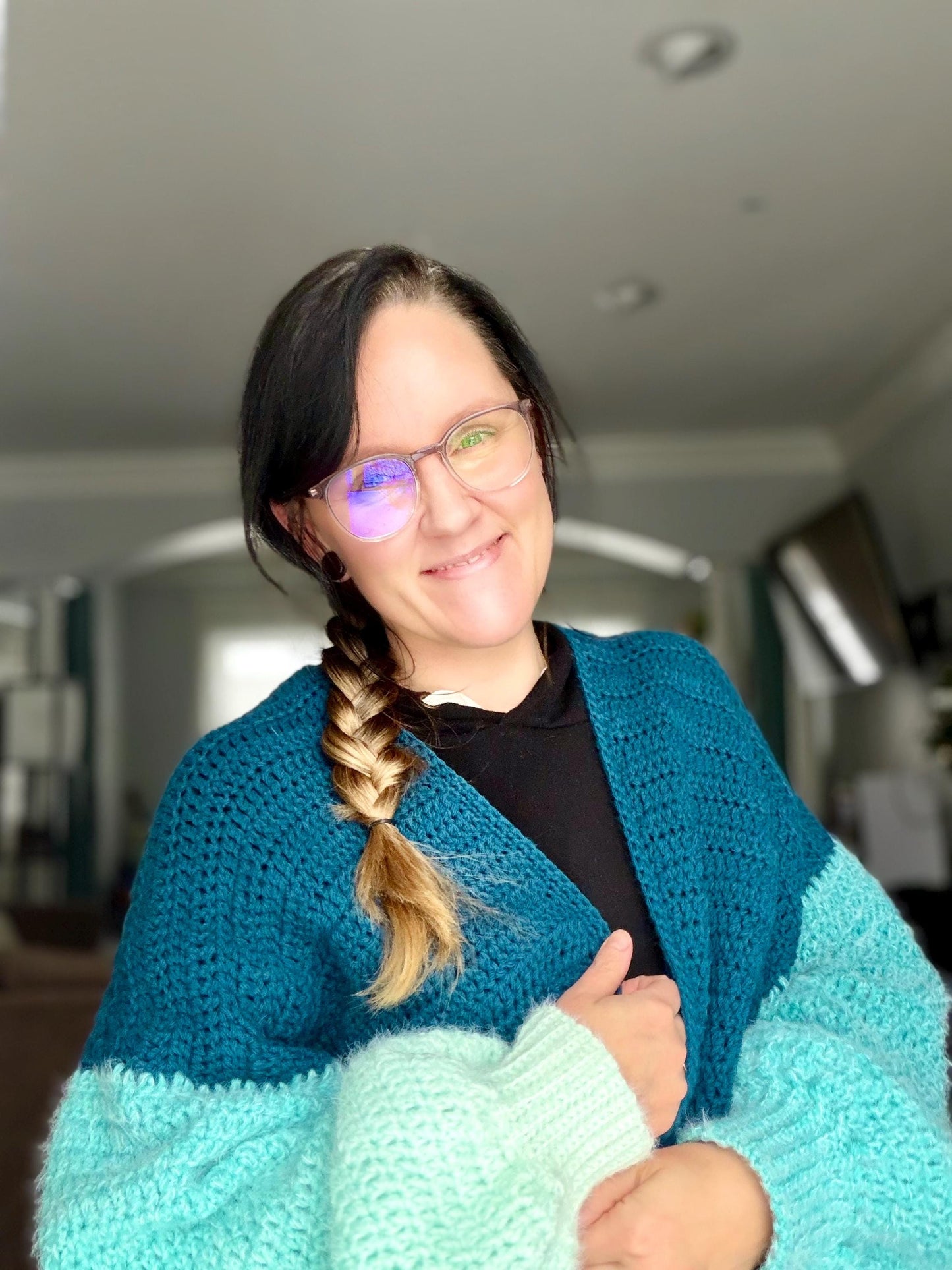 CUSTOM JOVIE Cardigan | Granny Square | Crochet Cardigan | Handmade Cardigan | Cozy Cardigan