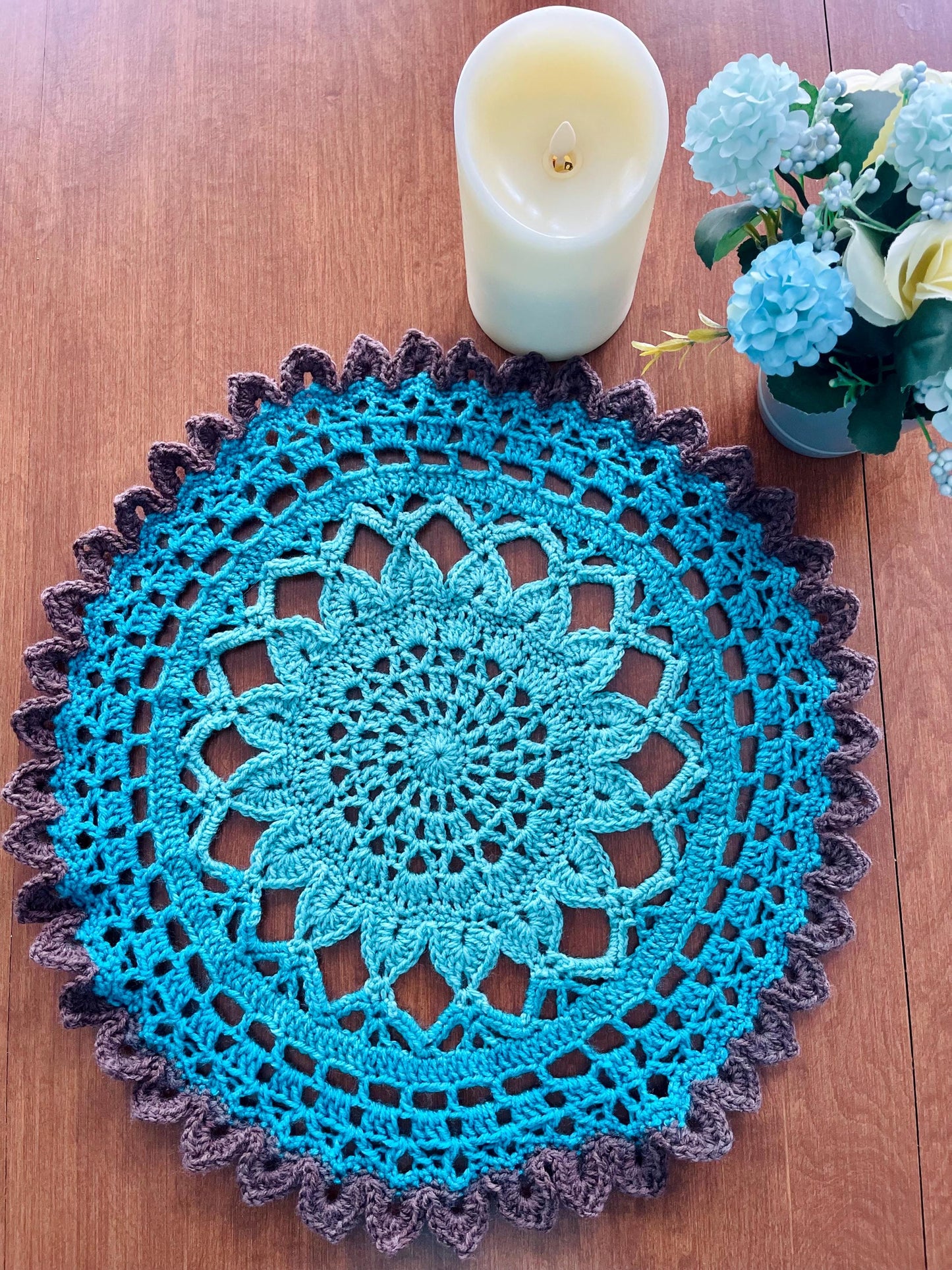 CUSTOM Handmade Crochet Table Doily Decoration