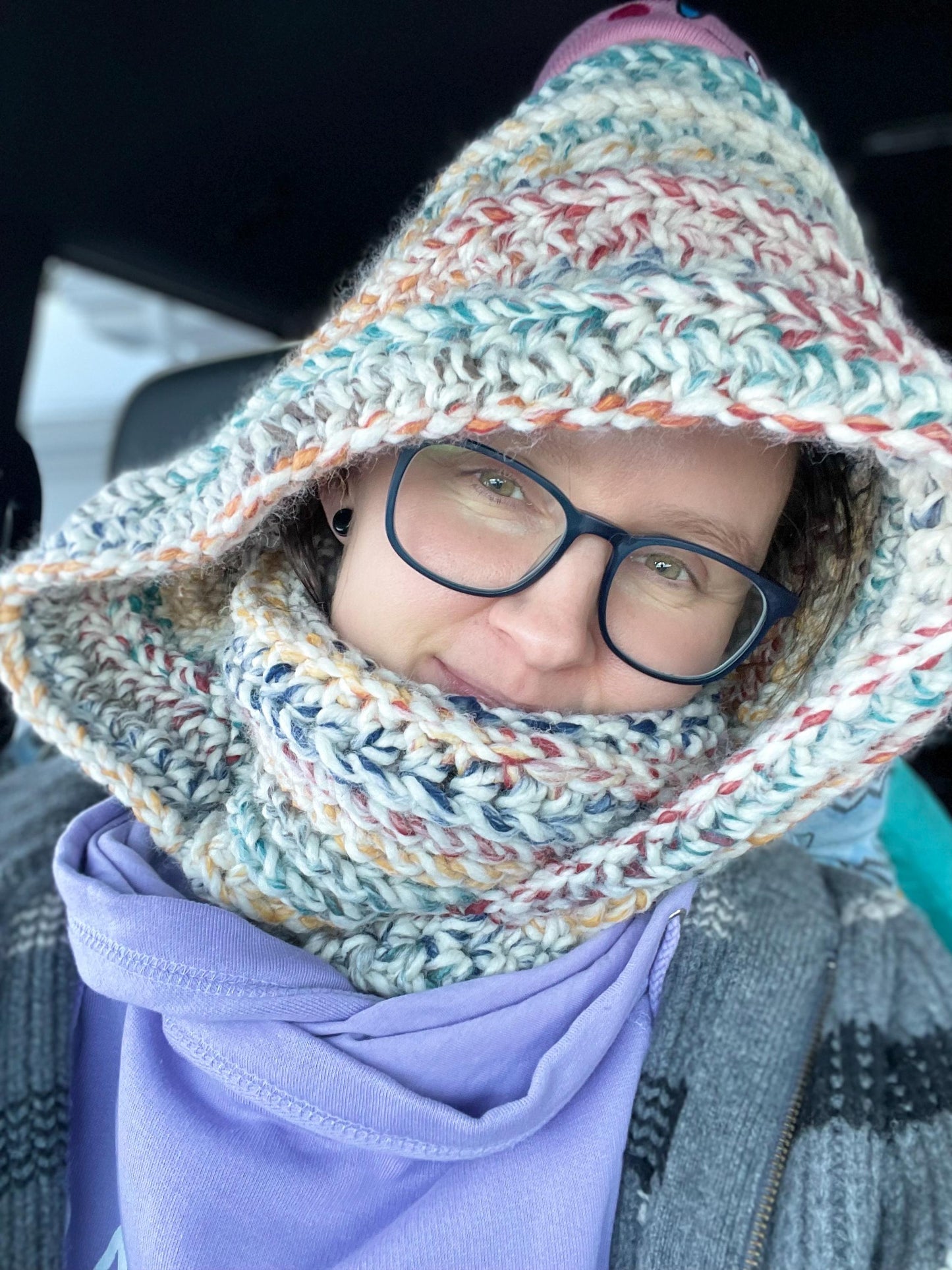 CUSTOM MADE TO ORDER Handmade Crochet Cowl with Hood