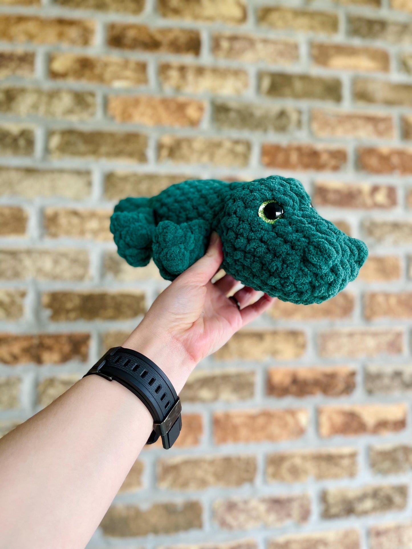 CUSTOM Handmade Crochet Alligator Crocodile Amigurumi Plushie