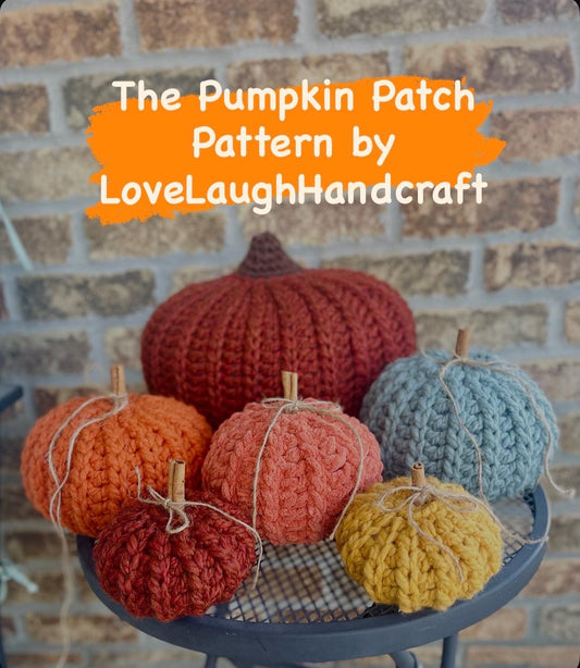 CROCHET PATTERN | Pumpkin Patch Crochet 4-in-1 Pattern | Fall Decor Pumpkin | Downloadable PDF | Pumpkin Halloween | Thanksgiving | Decor